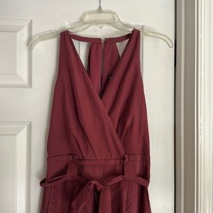 Express Dark Pink Jumpsuit